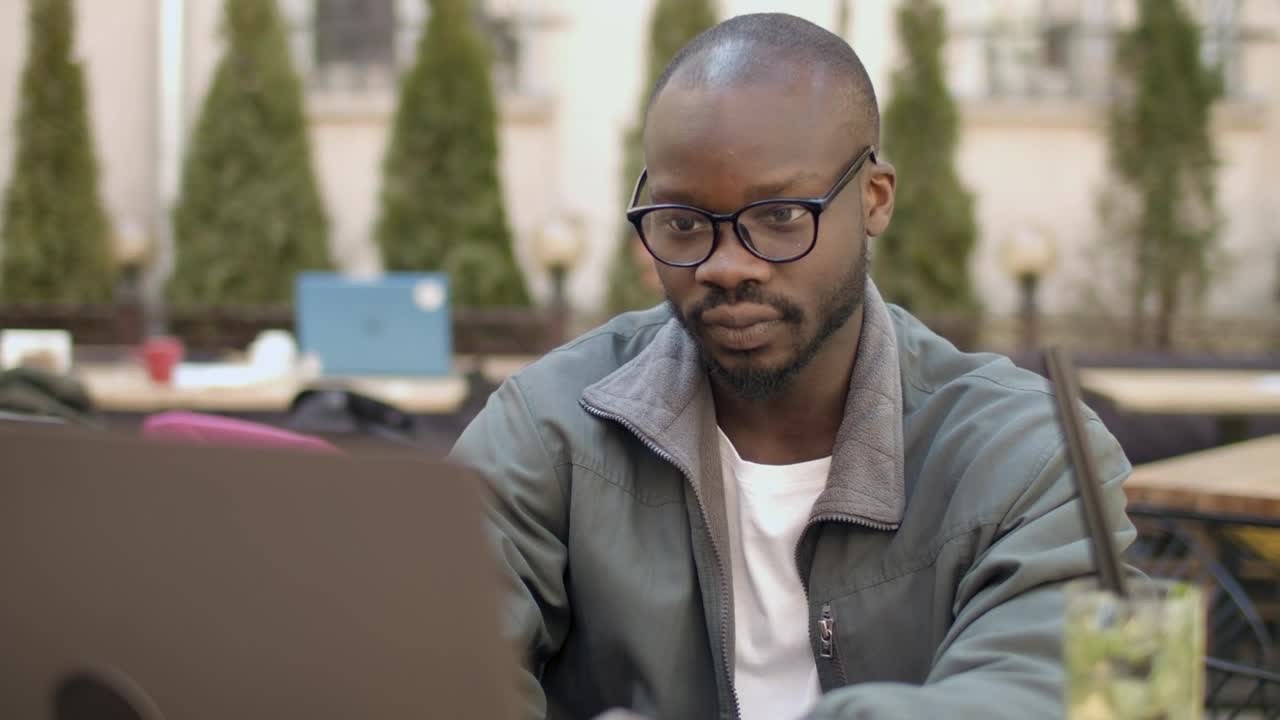 Video Stock Portrait Of Student With Her Laptop Live Wallpaper Free