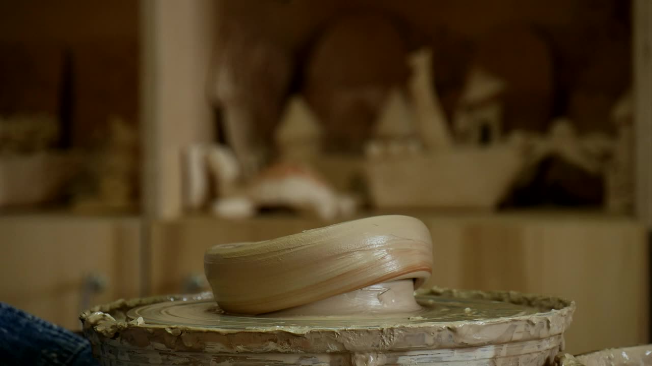 Video Stock Pottery Wheel Starting To Spin Live Wallpaper Free