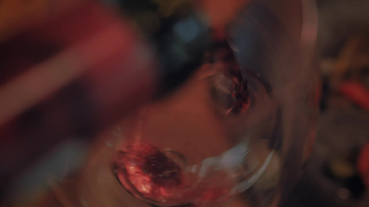 Video Stock Pouring Wine Into A Glass In Close Up View Live Wallpaper Free