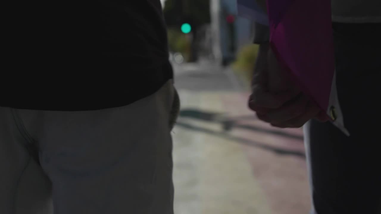 Video Stock Pride Lgbtq Couple Walking In The Street Live Wallpaper Free