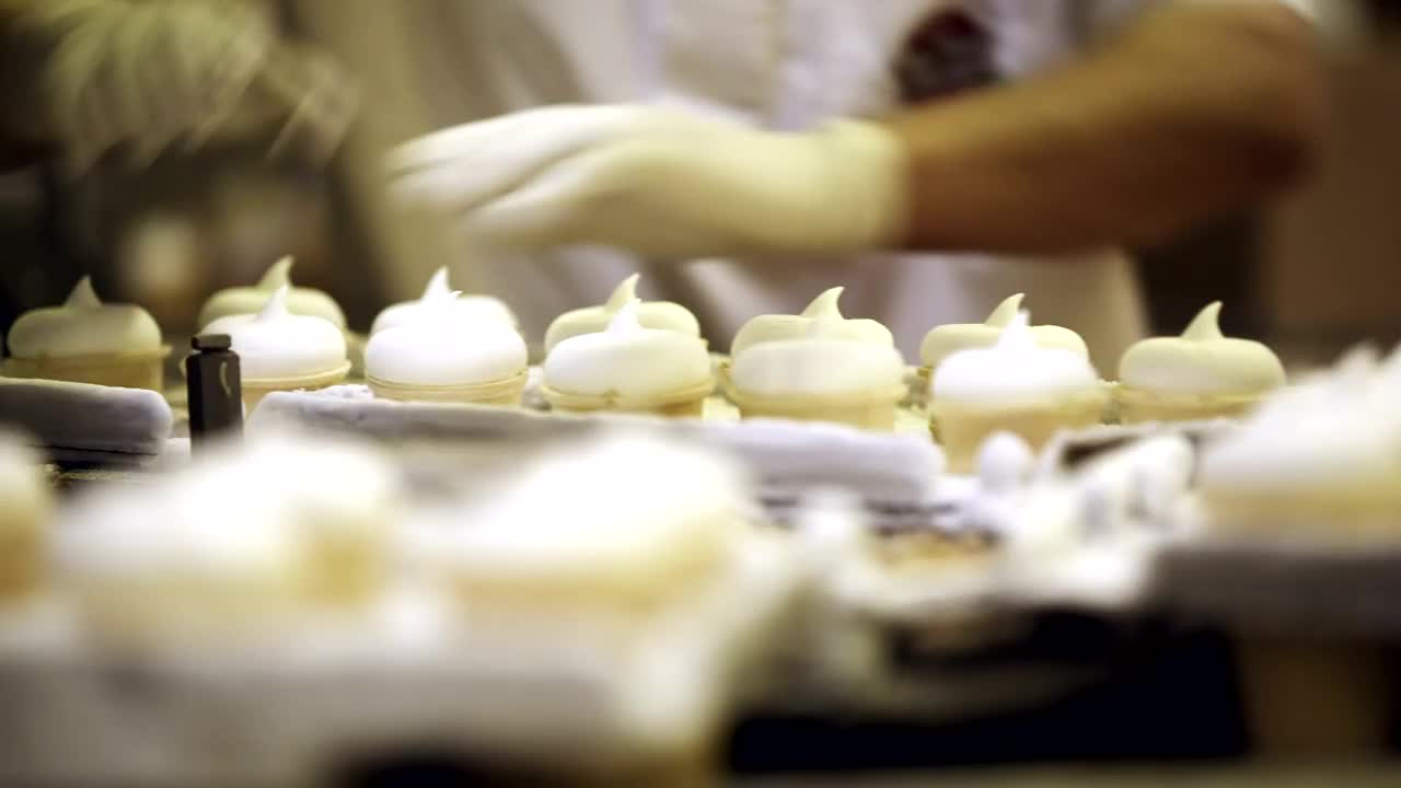 Video Stock Processing Ice Creams From A Factory Live Wallpaper Free
