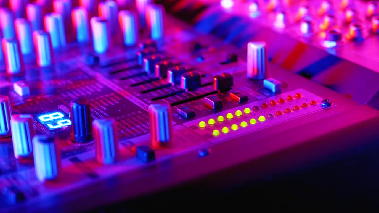 Video Stock Professional Audio Console Mixer Live Wallpaper Free
