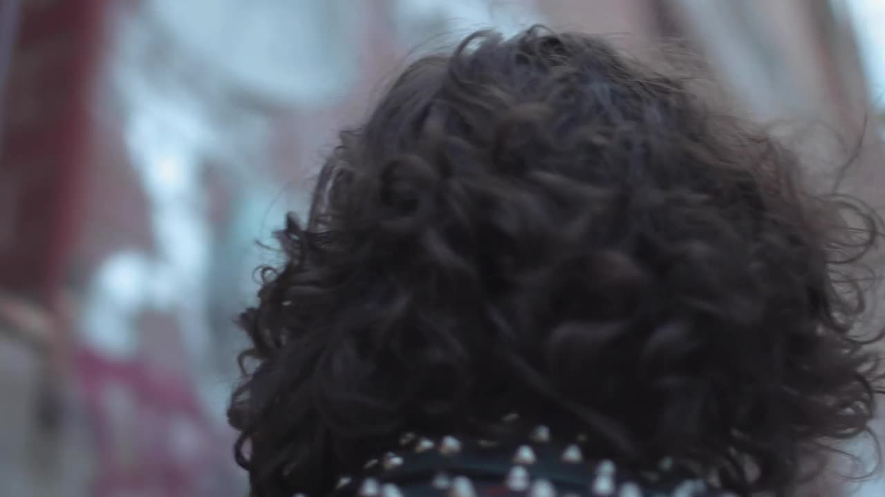 Video Stock Punk Man Walking In The Street Live Wallpaper Free