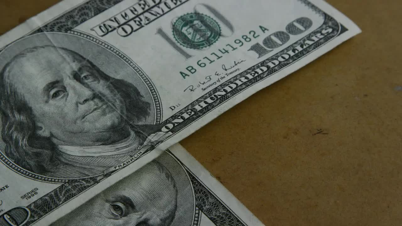 Video Stock Putting  Bills On The Table Live Wallpaper Free