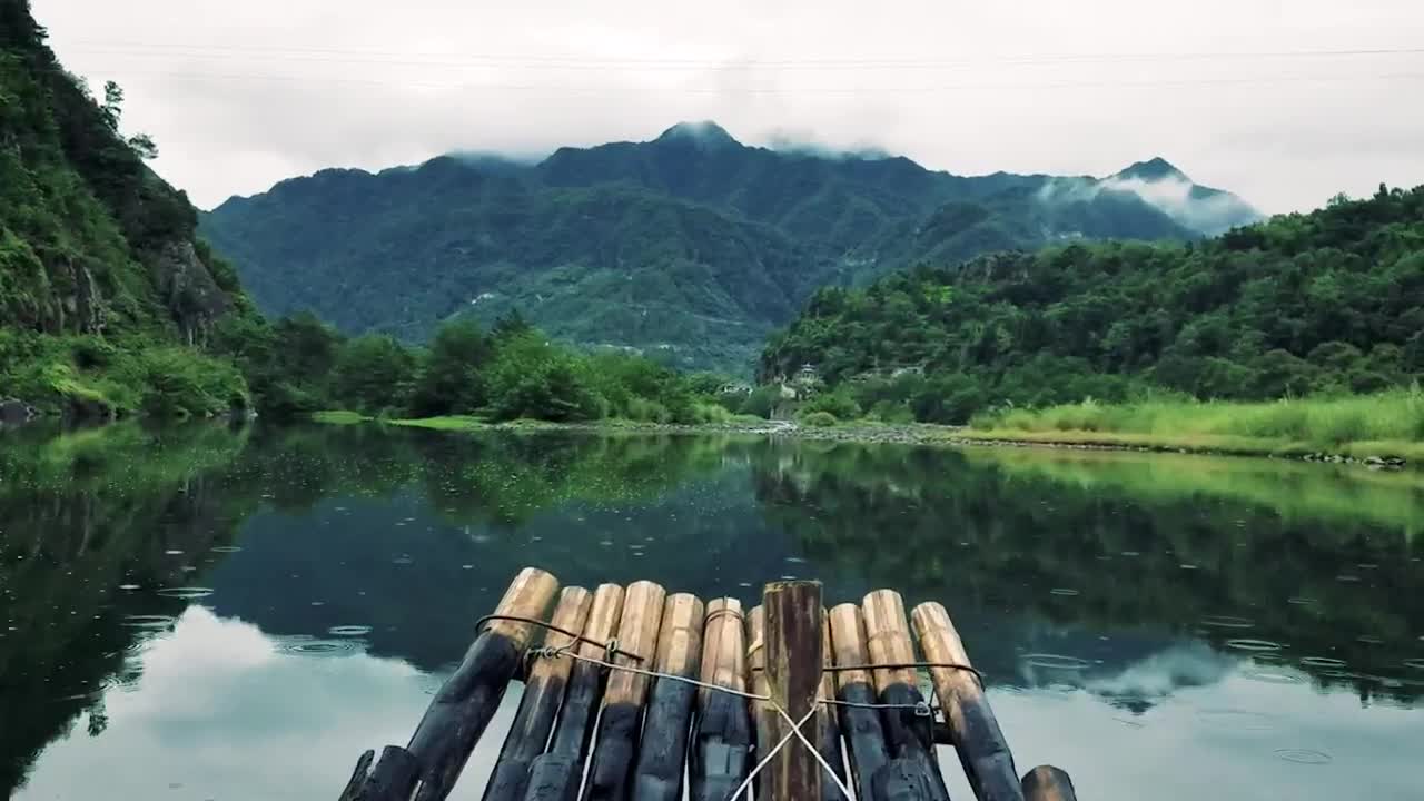 Video Stock Raft Going Slowly Down A River Live Wallpaper Free
