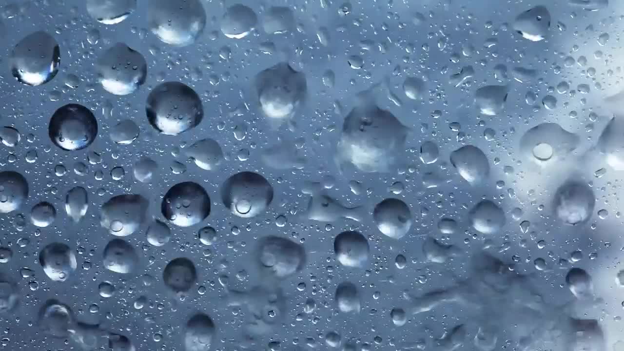 Video Stock Rain Water Droplets Moving On The Glass Live Wallpaper Free