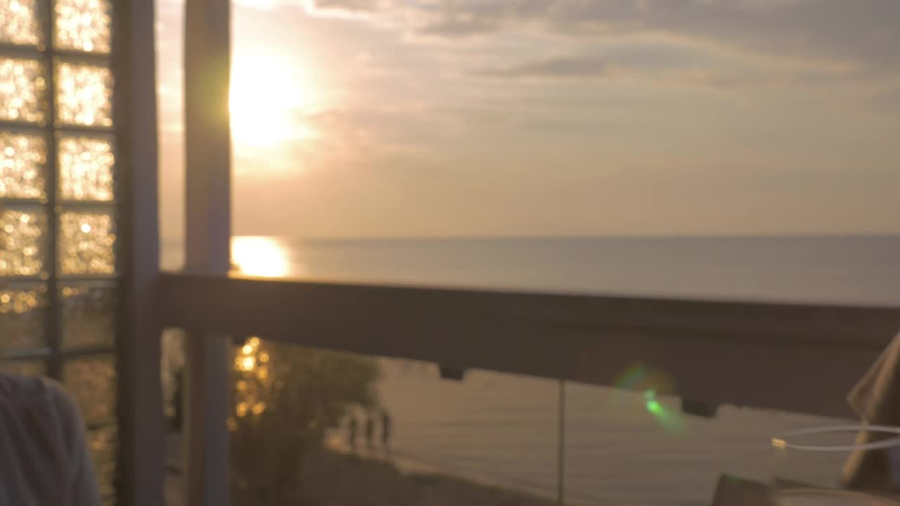 Video Stock Raising Wine Glasses At Sunset Live Wallpaper Free