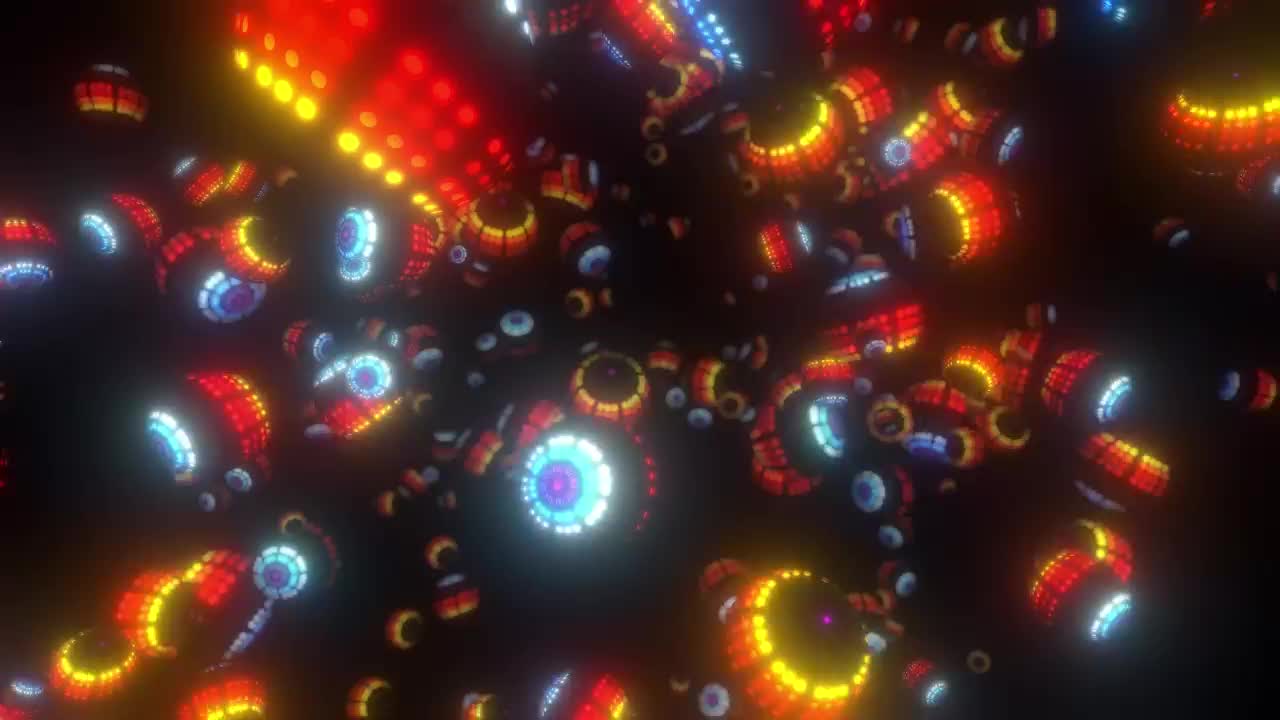 Video Stock Random Bouncing Balls With Many Colored Lights Live Wallpaper Free