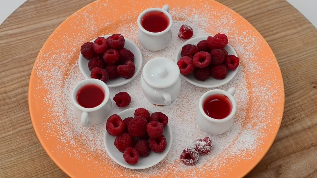 Video Stock Raspberries And Sugar Live Wallpaper Free