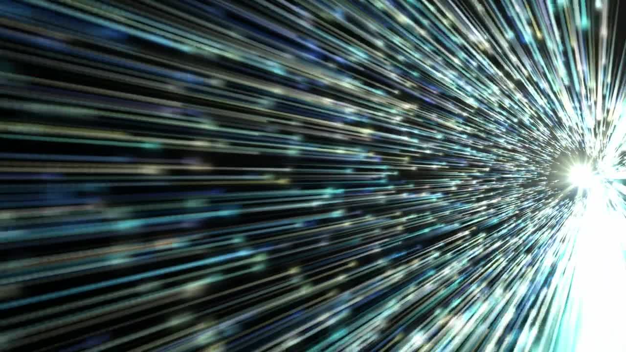 Video Stock Rear View Of A Light Speed Trip In Space Live Wallpaper Free