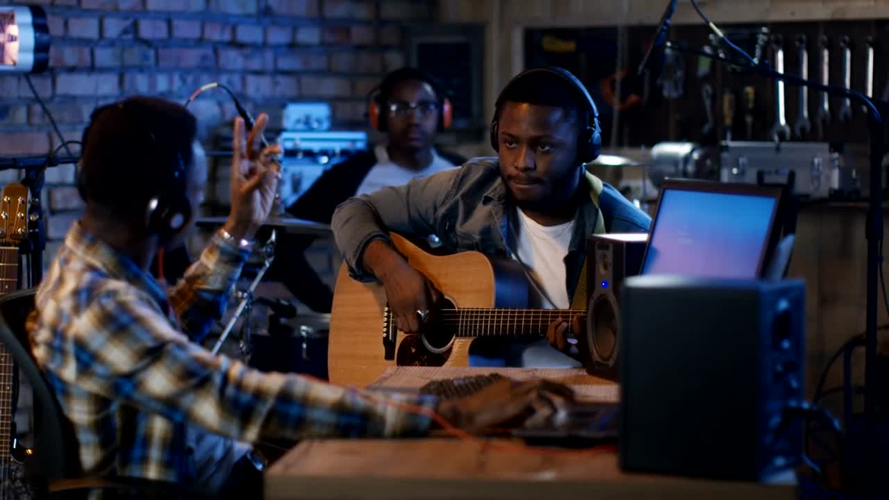 Video Stock Recording Instruments At Home Studio Live Wallpaper Free