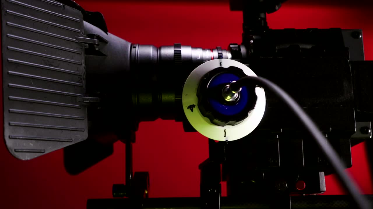 Video Stock Red Camera Against A Red Background Live Wallpaper Free