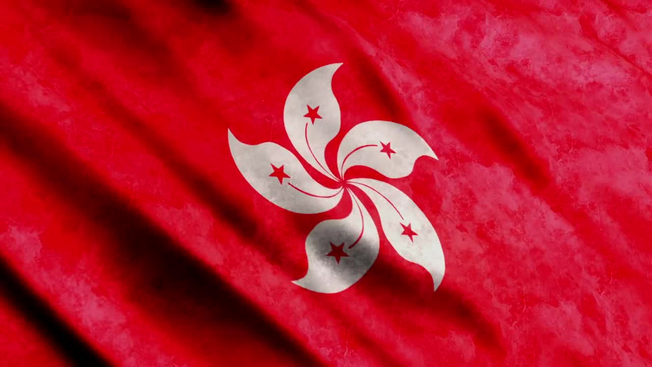 Video Stock Red Hong Kong Flag Live Wallpaper Free
