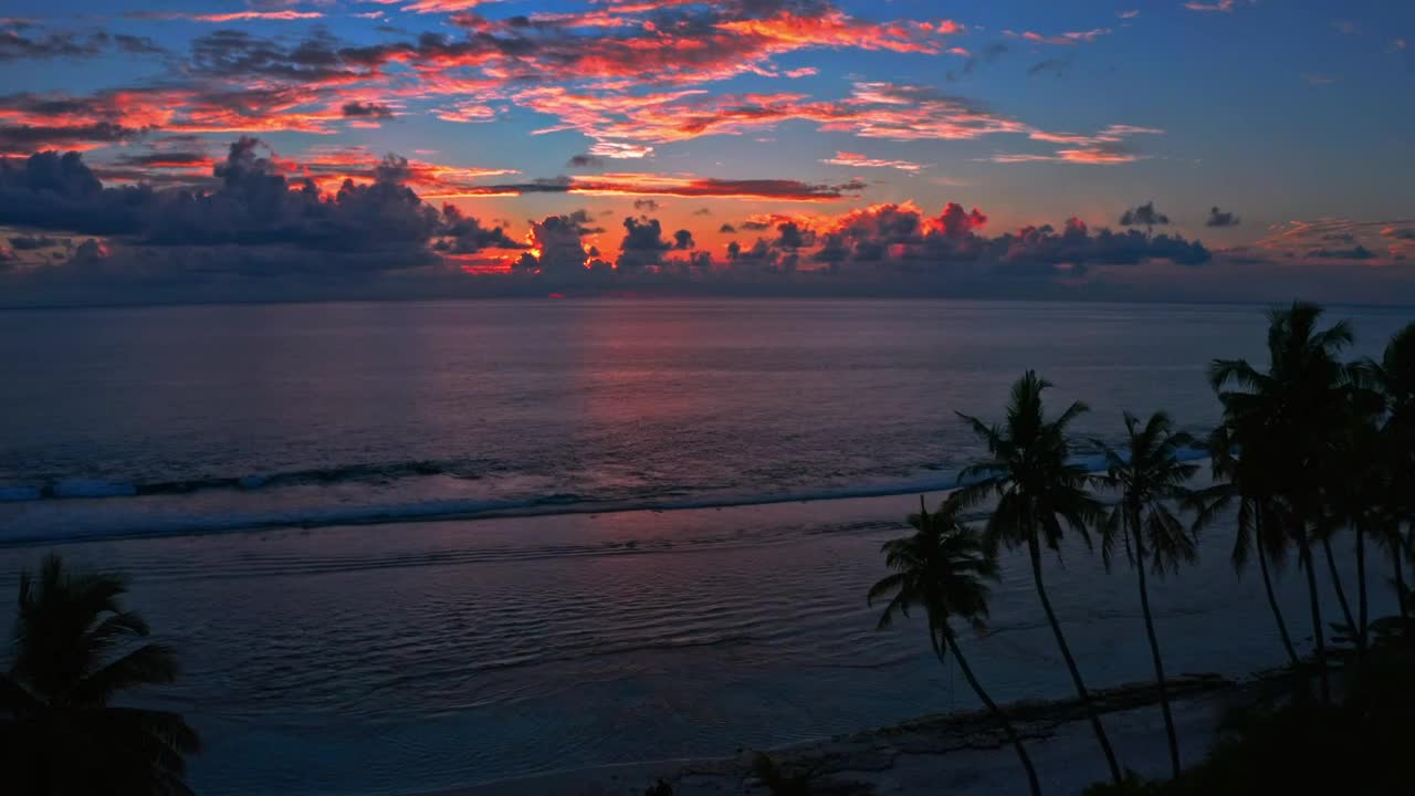 Video Stock Red Ocean Sunset Live Wallpaper Free