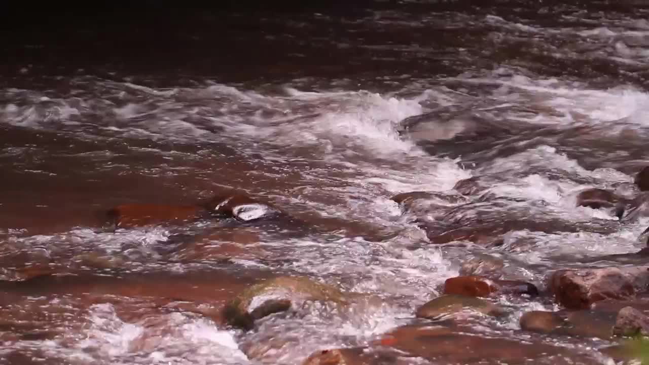 Video Stock Red River Flowing Quickly Live Wallpaper Free