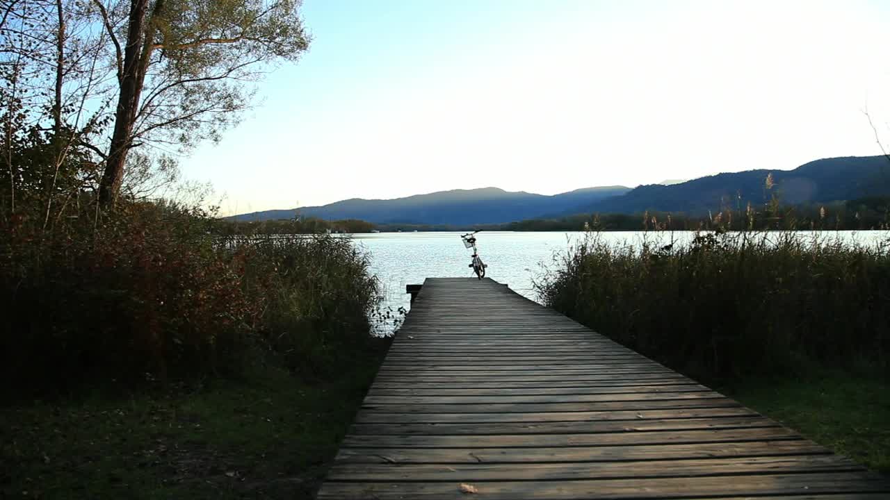 Free Stock Video Relaxing Pier Of A River Live Wallpaper