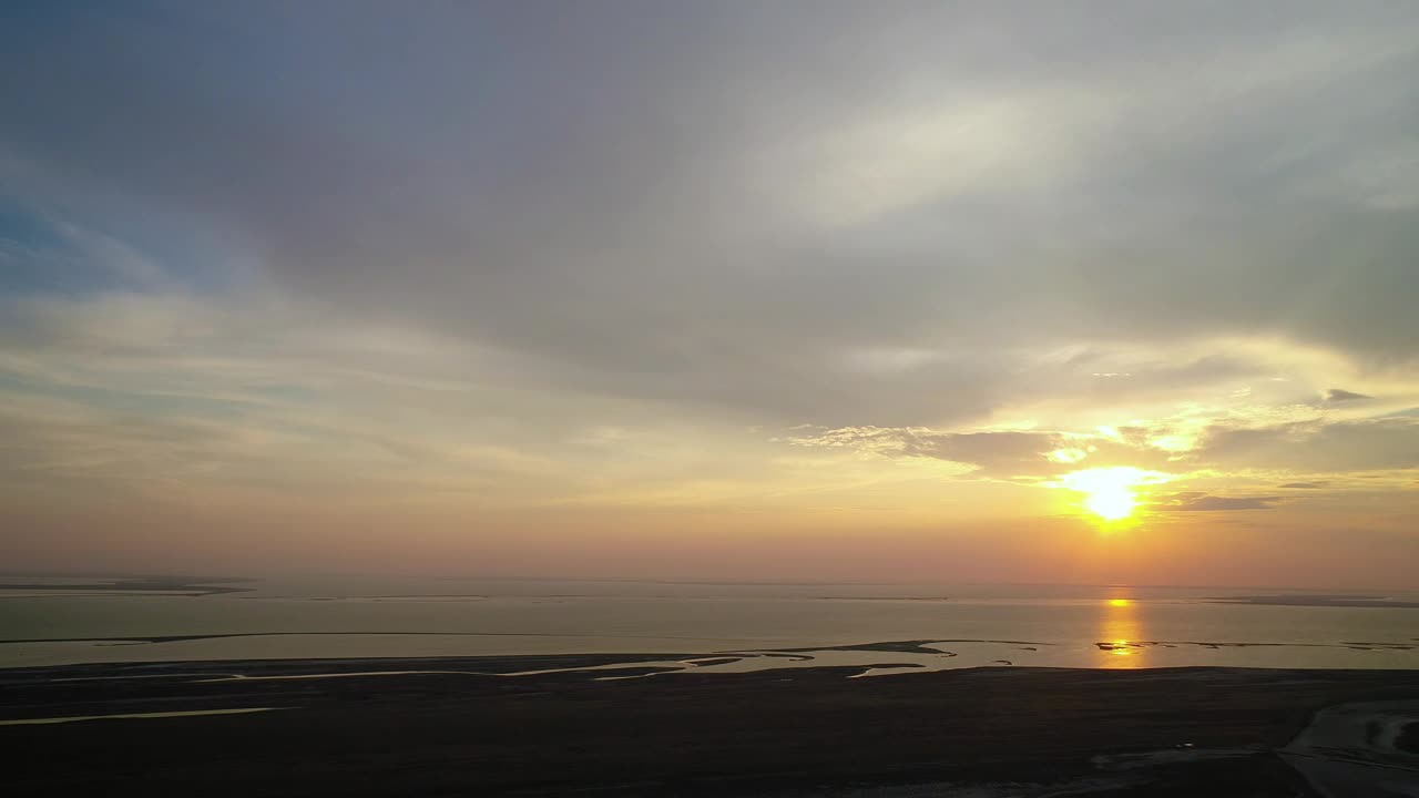 Free Stock Video Relaxing Sunset On Islands During A Cloudy Day Live Wallpaper