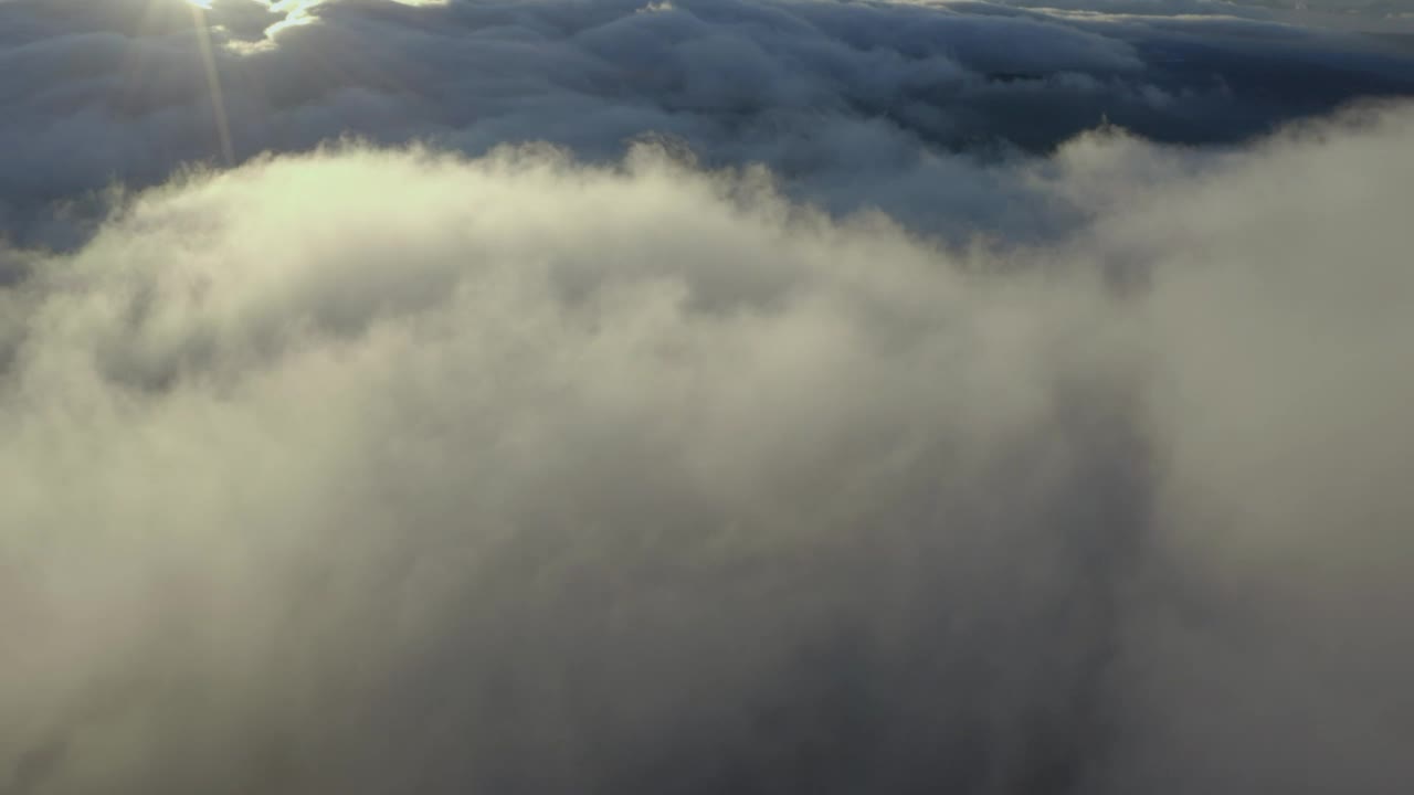 Free Stock Video Relief Covered By Clouds Of Mist During Sunset Live Wallpaper