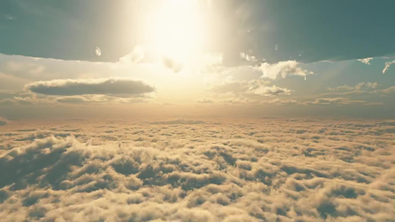 Free Stock Video Reverse Video Of A Flight Above The Clouds Live Wallpaper
