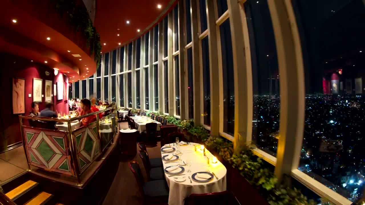 Free Stock Video Revolving Restaurant In A City Live Wallpaper
