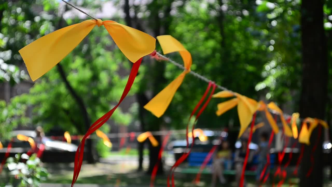 Free Stock Video Ribbons Around A Forest Live Wallpaper