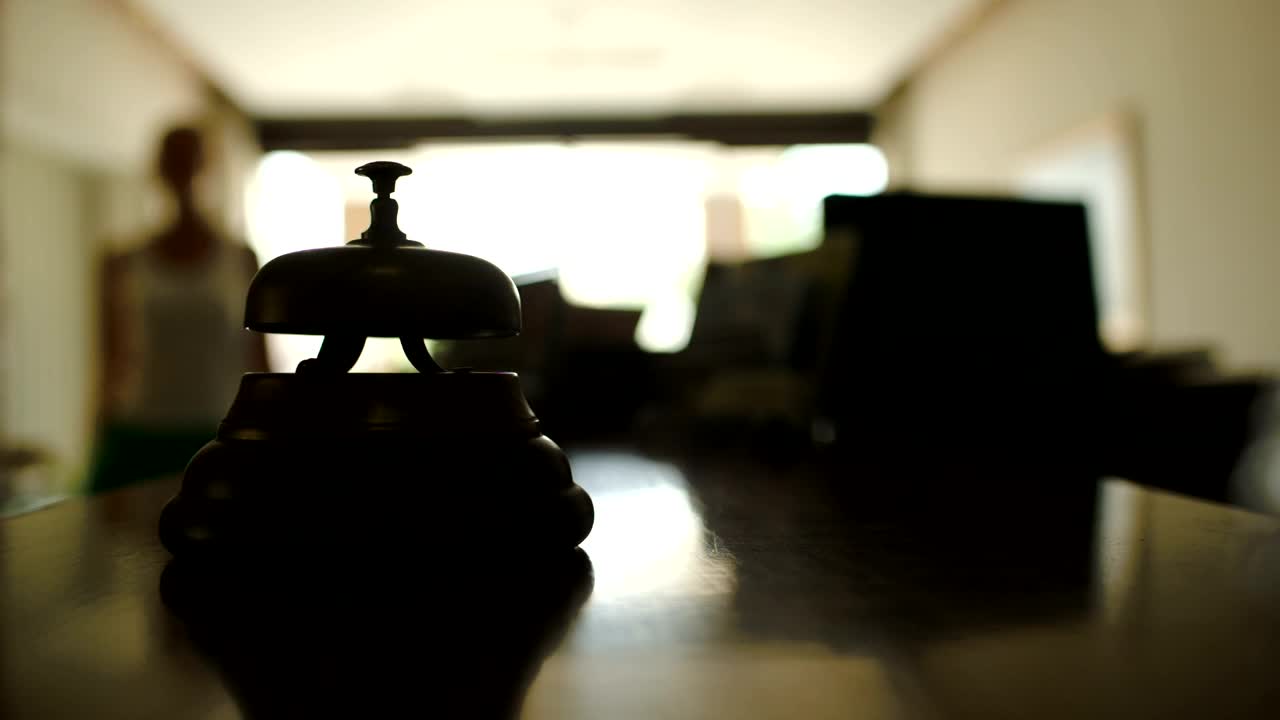 Free Stock Video Ringing A Bell For Service Live Wallpaper