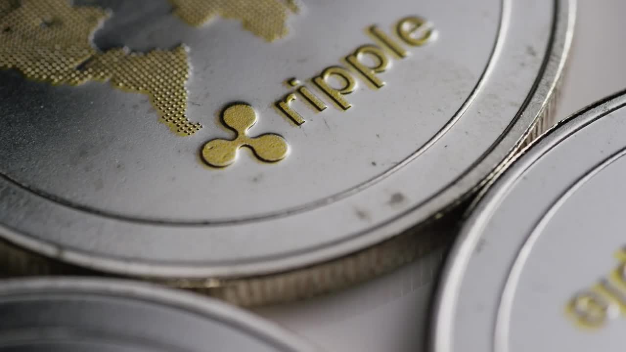 Free Stock Video Ripple Bitcoin Coins In A Close Shot Live Wallpaper