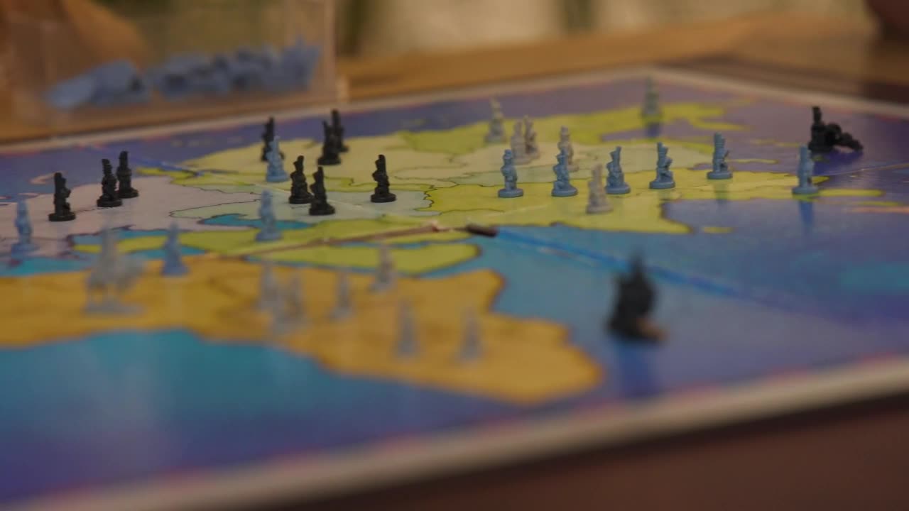 Free Stock Video Risk Board In A Game Seen Up Close Live Wallpaper