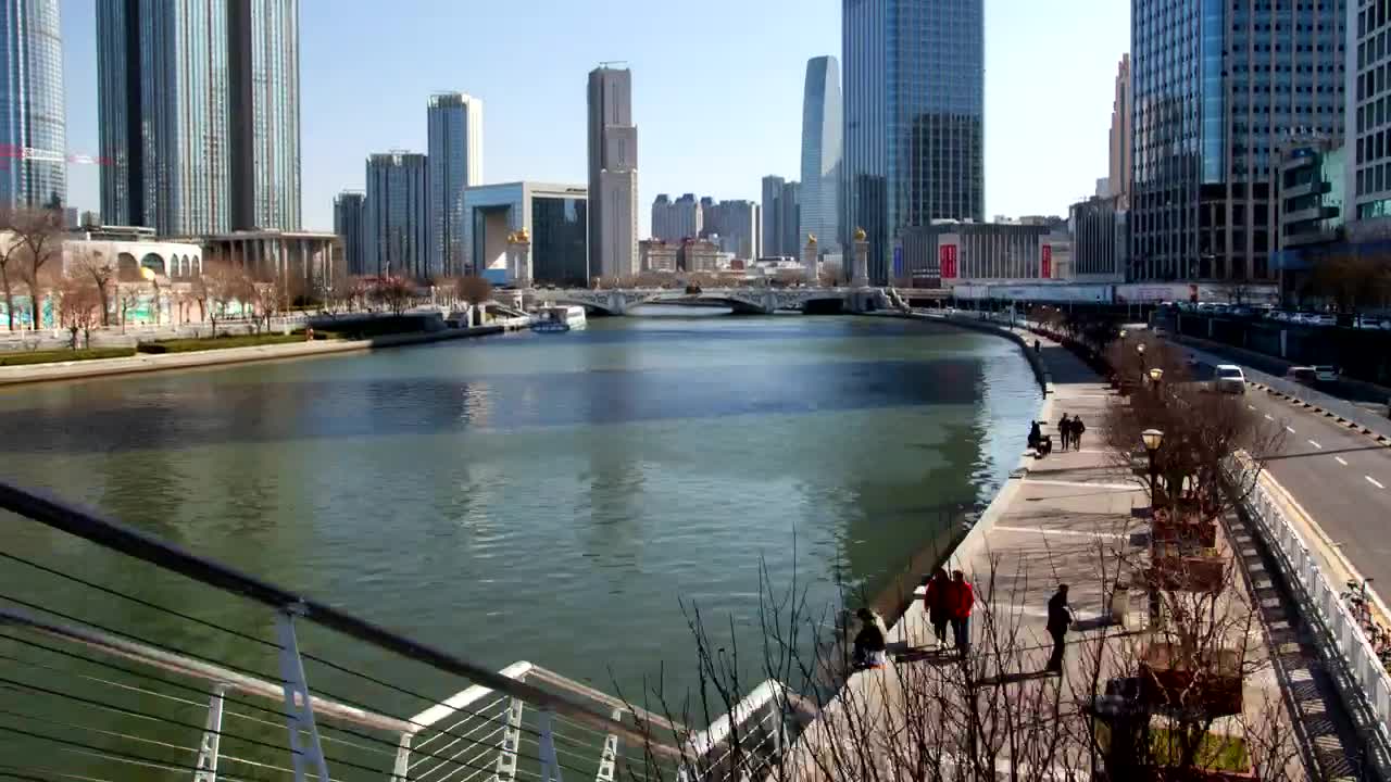 Free Stock Video River And Avenues In A Sunny City Live Wallpaper