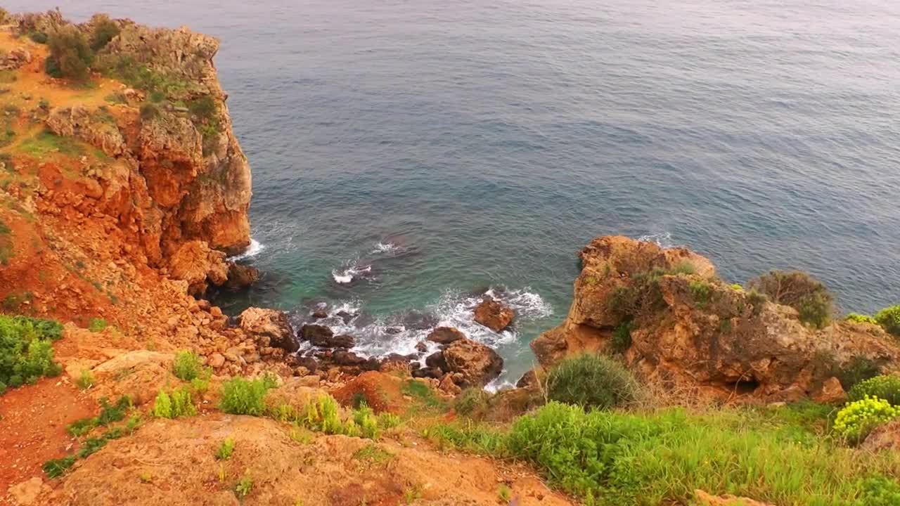 Free Stock Video Rocky Seashore High View Live Wallpaper