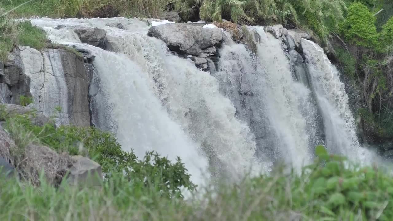 Free Stock Video Rocky Waterfall On A River In Nature Live Wallpaper