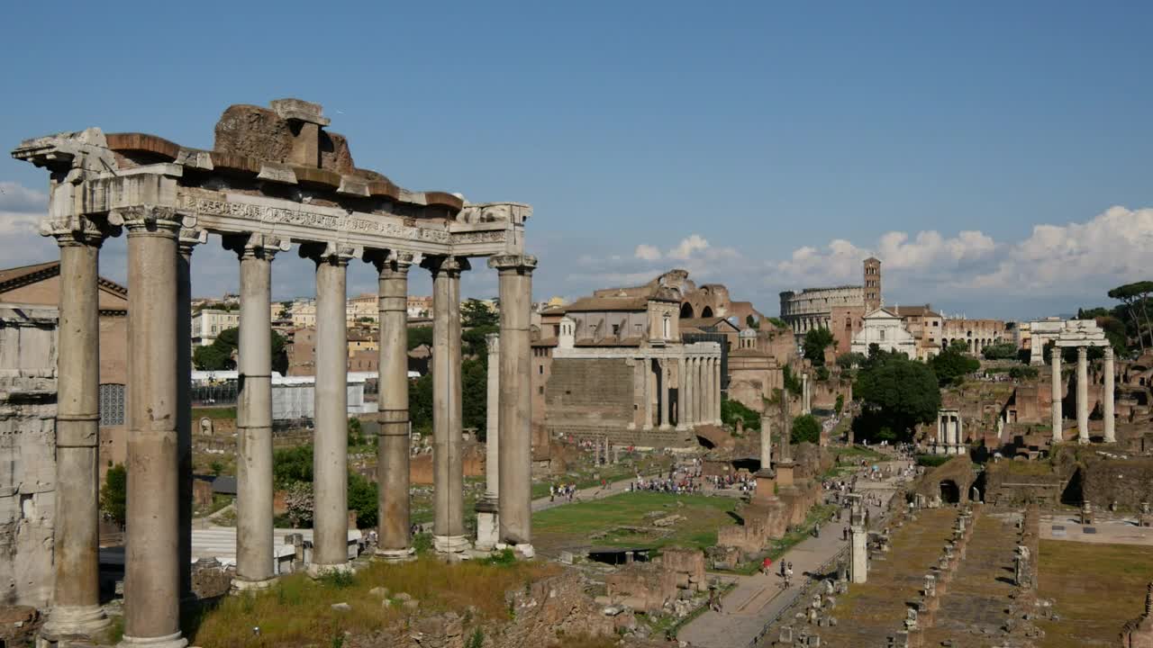 Free Stock Video Roman Ruins Landscape Live Wallpaper