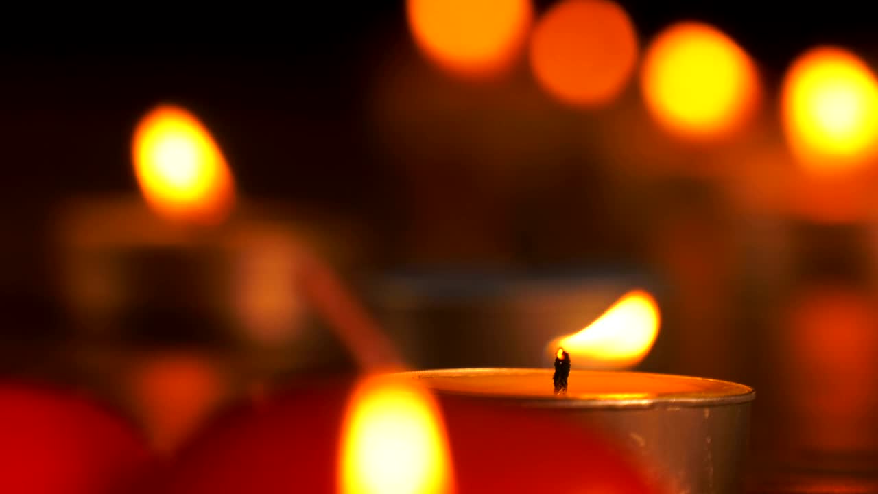 Free Stock Video Romantic Candles Shallow Focus Effect Live Wallpaper