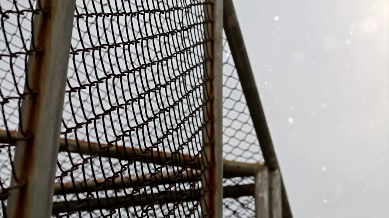 Free Stock Video Rooftop Cage Mesh Live Wallpaper