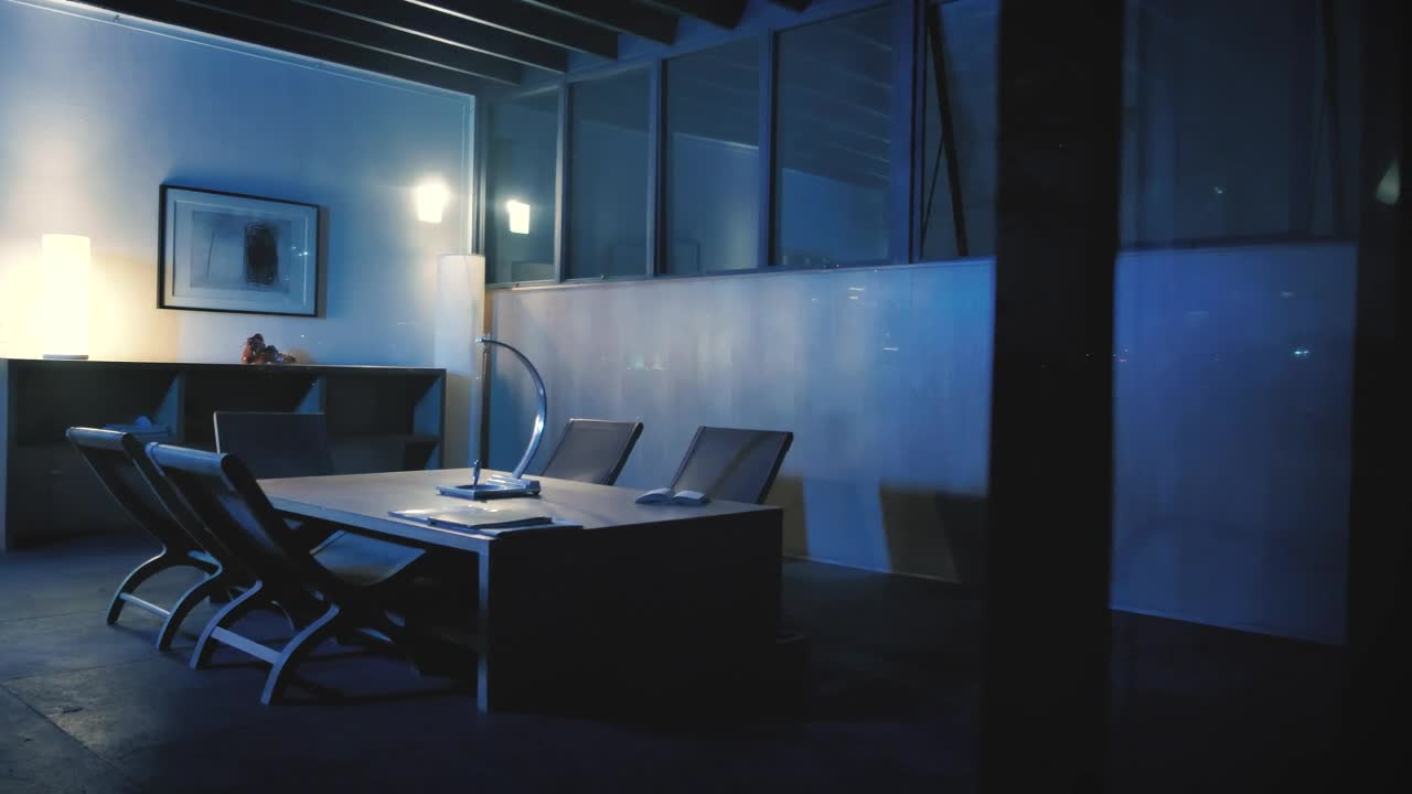 Free Stock Video Room With Coffee Table At Night Live Wallpaper