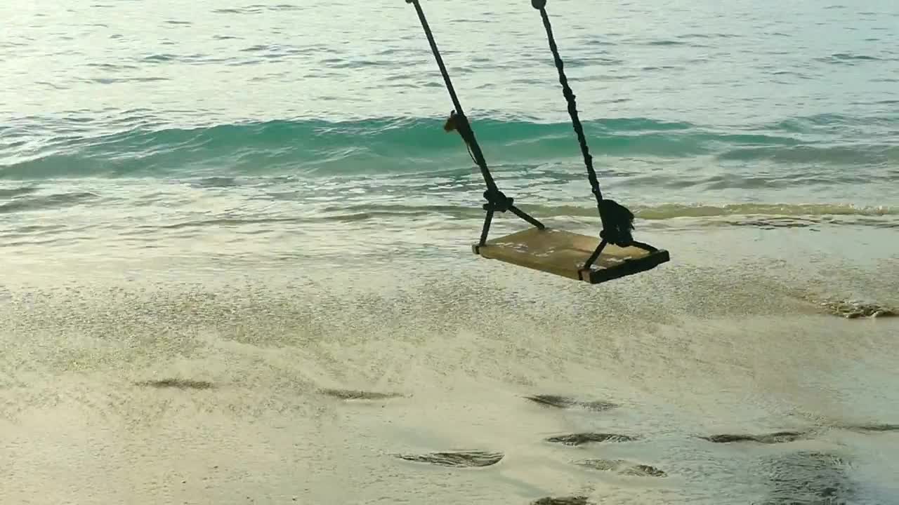 Free Stock Video Rope Swings On A Sandy The Beach Live Wallpaper