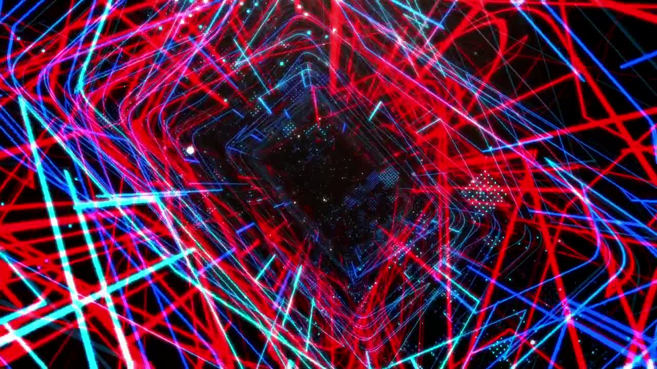 Free Stock Video Rotating Abstract Tunnel Filled With Light Lines Live Wallpaper
