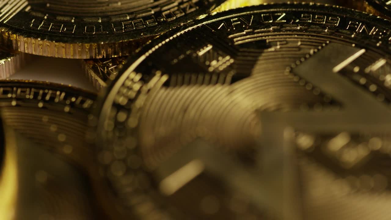 Free Stock Video Rotating Close Up Shot Of Monero Coins Live Wallpaper