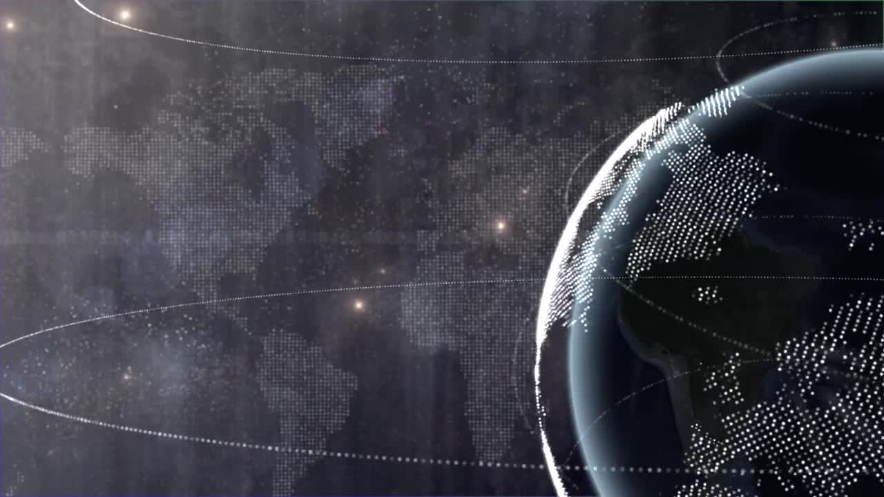 Free Stock Video Rotating Digital World Background Video Live Wallpaper