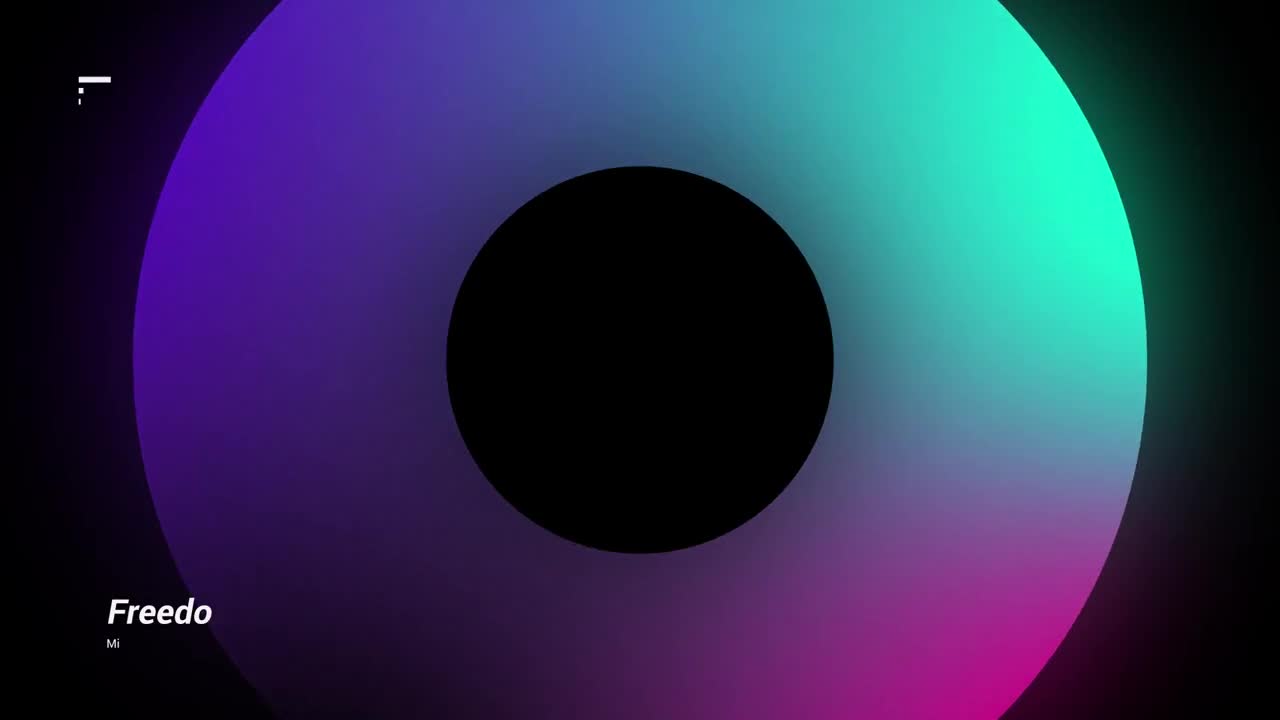 Free Stock Video Round Gradient Title Live Wallpaper