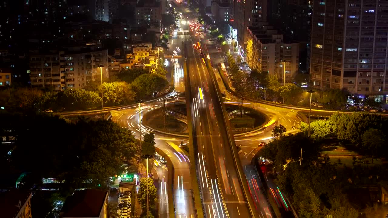 Free Stock Video Roundabout With Fast Motion Traffic Live Wallpaper