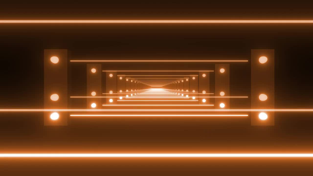 Free Stock Video Row Of Parallel Bars Casting Orange Light Rays Live Wallpaper