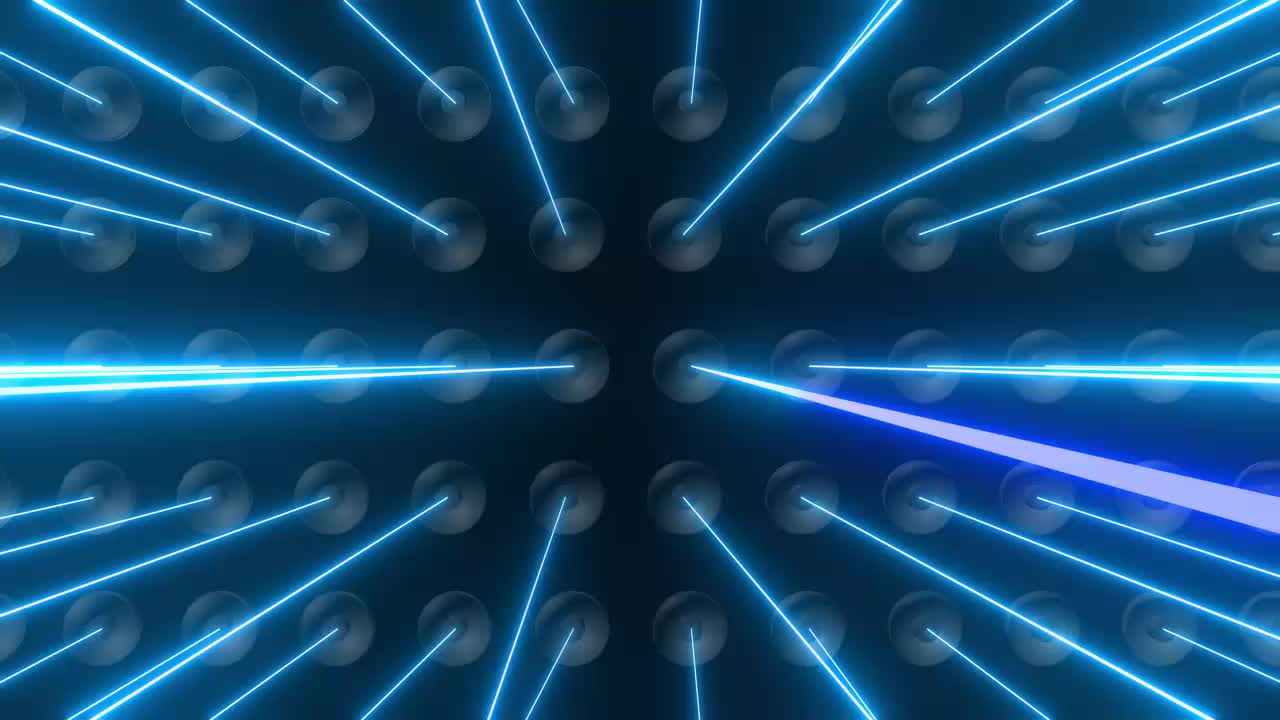 Free Stock Video Rows Of Spheres Flashing Rays Of Light Live Wallpaper