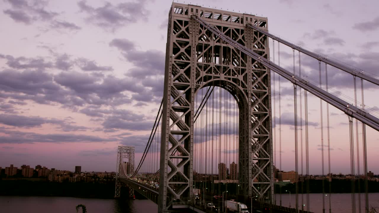 Free Stock Video Rush Hour Traffic Across The Washington Bridge Live Wallpaper