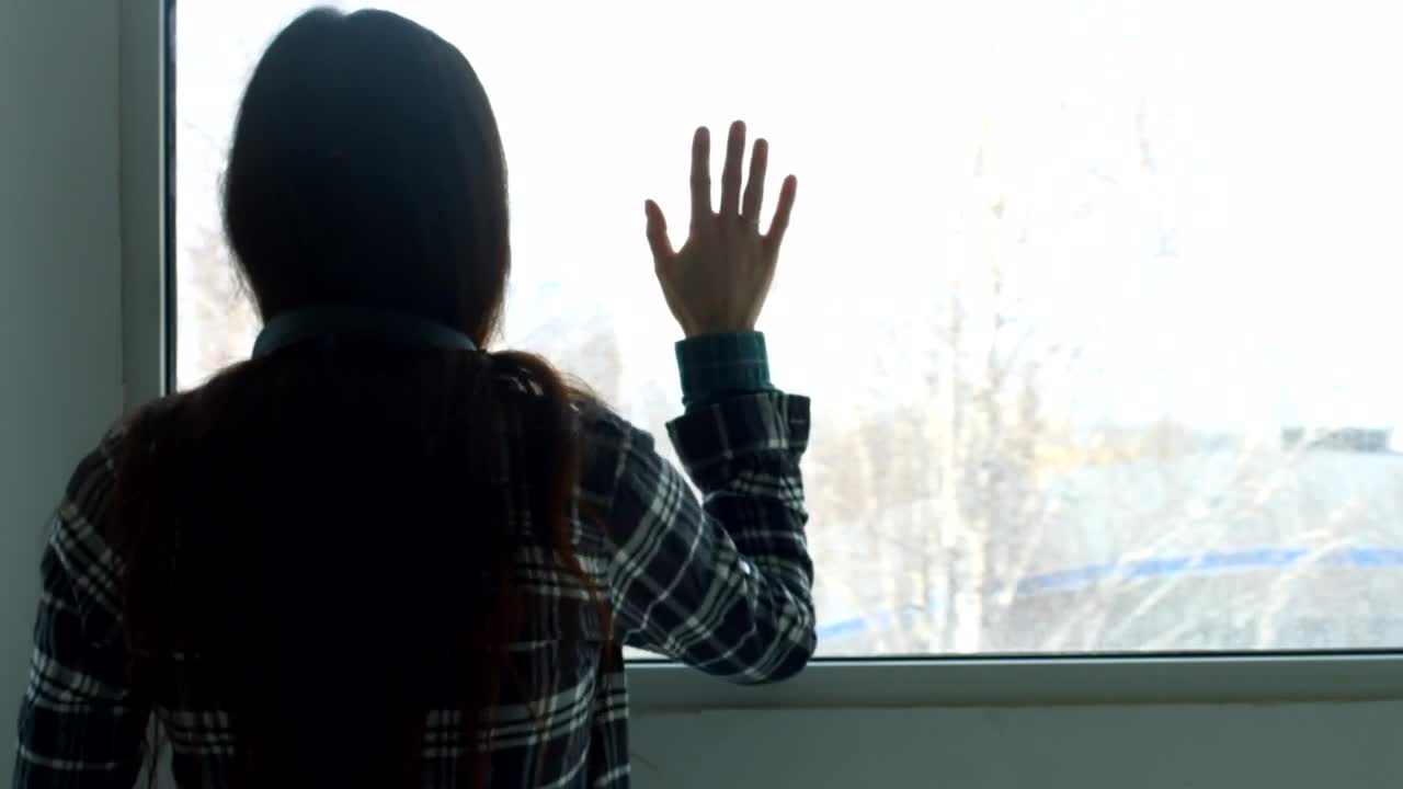 Free Stock Video Sad Girl Looking Out The Window Live Wallpaper