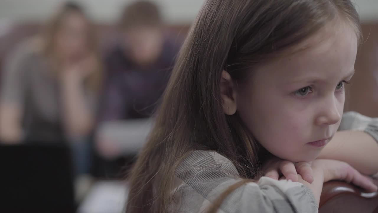 Free Stock Video Sad Girl Sitting Away From Her Brothers Live Wallpaper