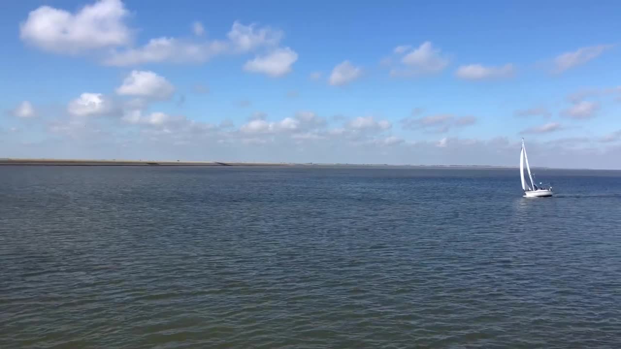 Free Stock Video Sailboat In The Open Sea Live Wallpaper