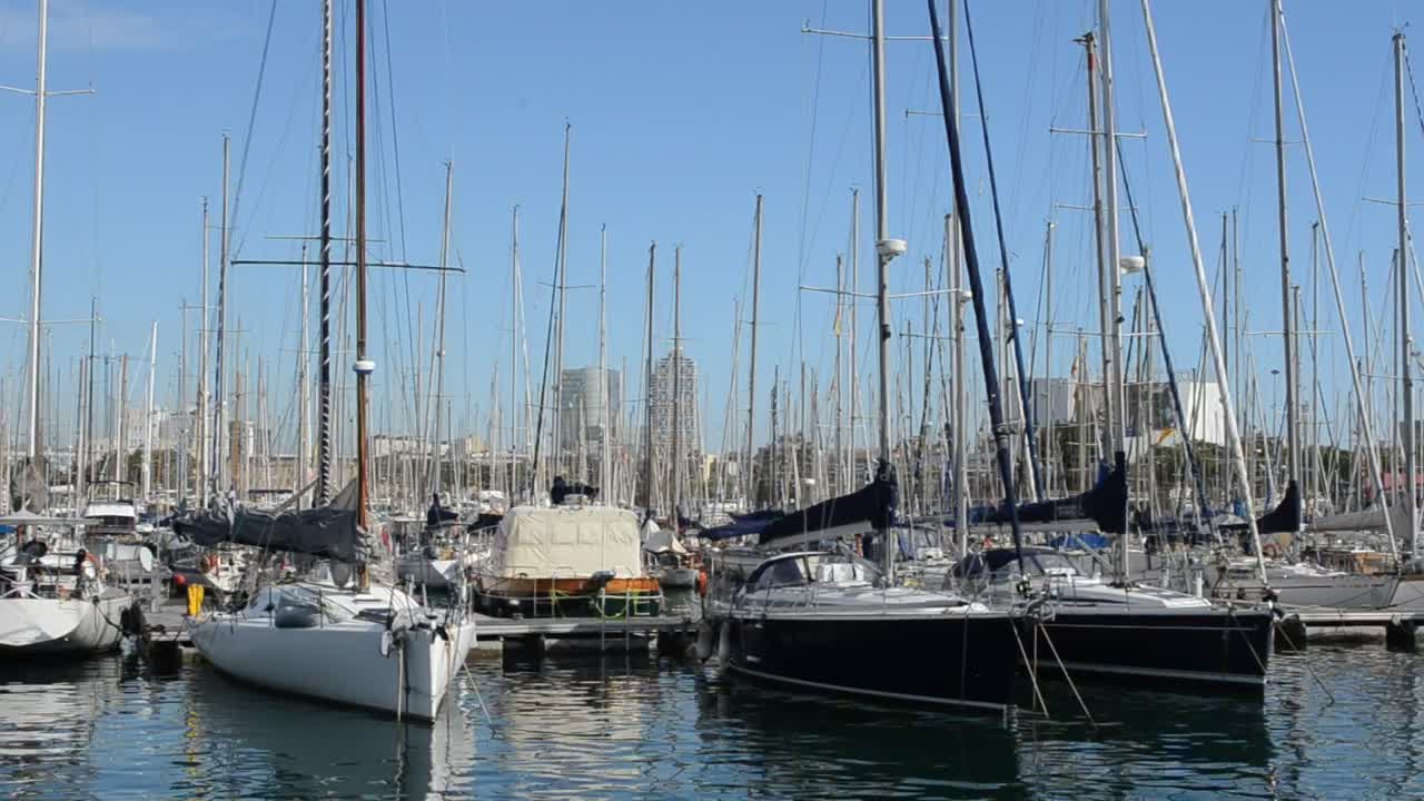 Free Stock Video Sailboats In A Harbor Live Wallpaper