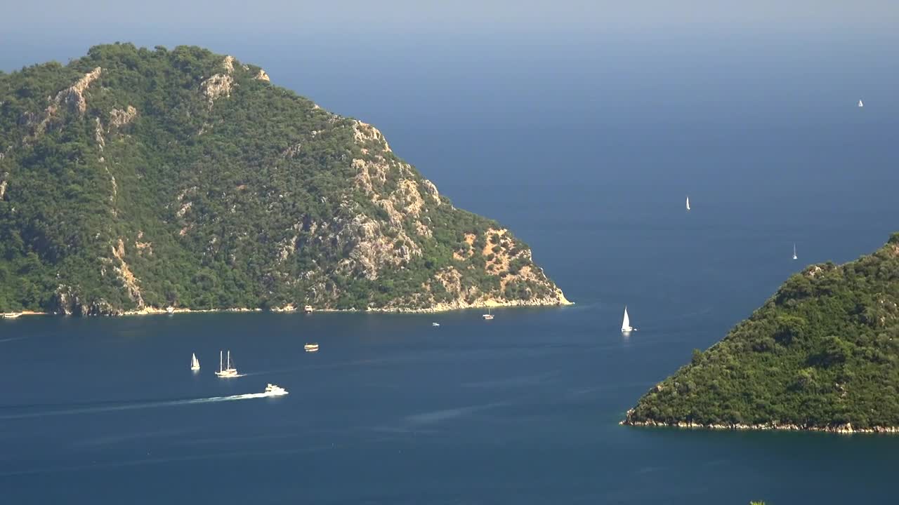 Free Stock Video Sailing Boats Traffic In The Ocean Live Wallpaper