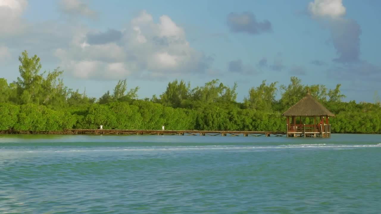 Free Stock Video Sailing Past A Small Wooden Pier Live Wallpaper